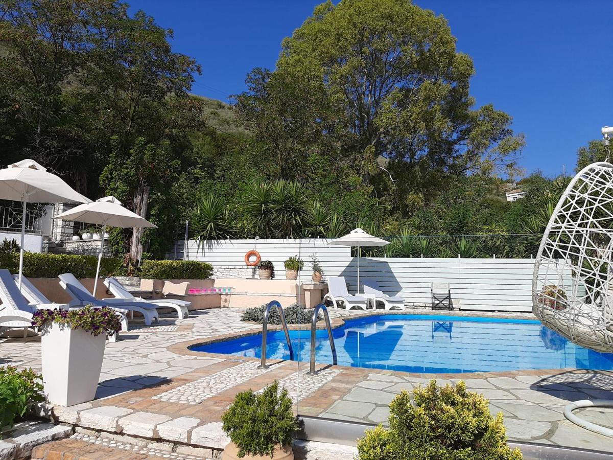 Imerolia Beach Villa Kassiopi Corfu Exterior foto