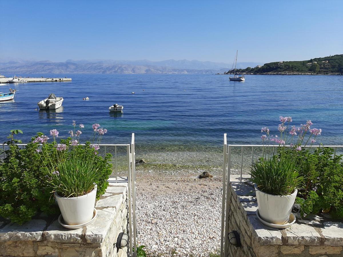 Imerolia Beach Villa Kassiopi Corfu Exterior foto