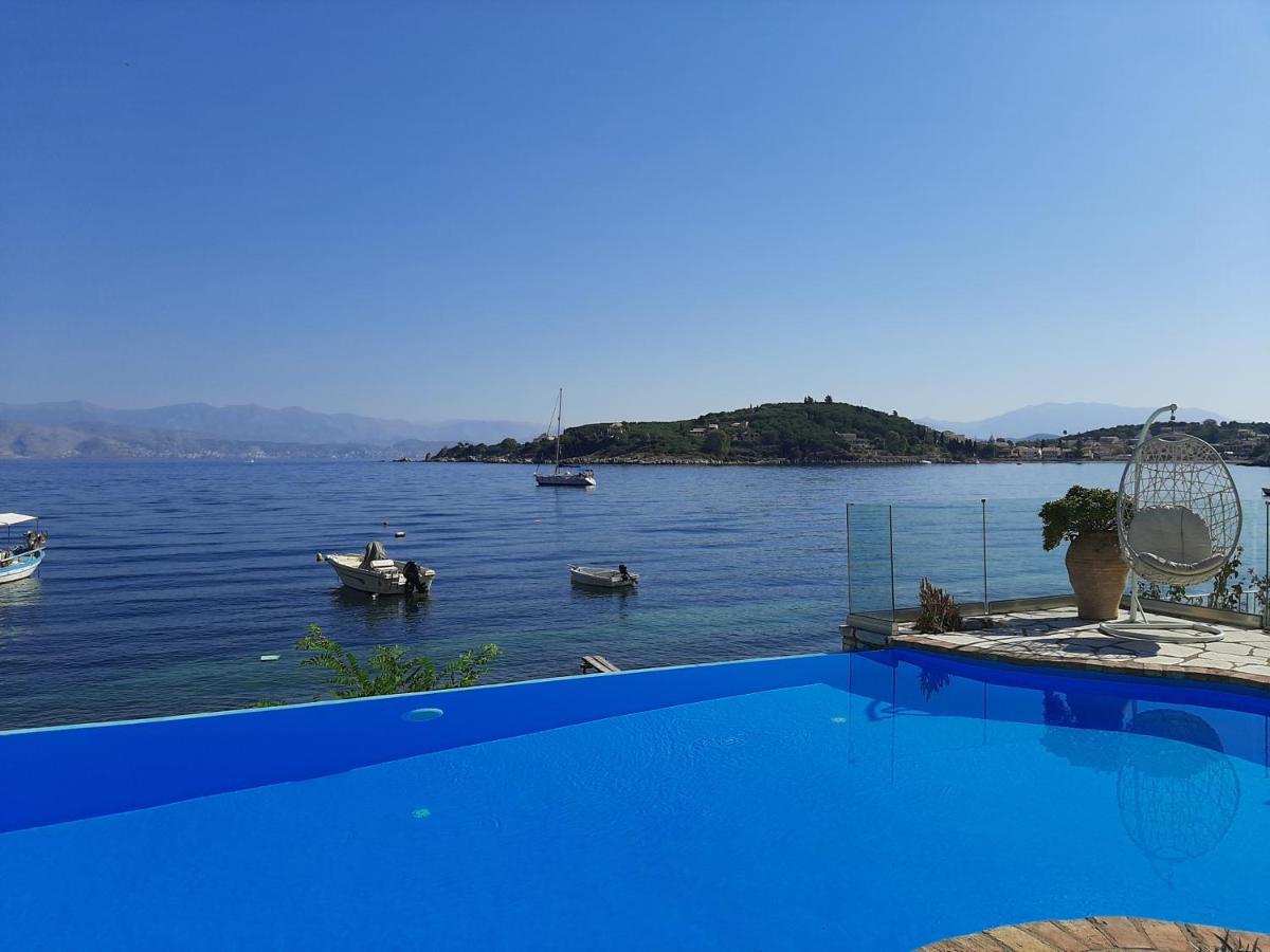 Imerolia Beach Villa Kassiopi Corfu Exterior foto