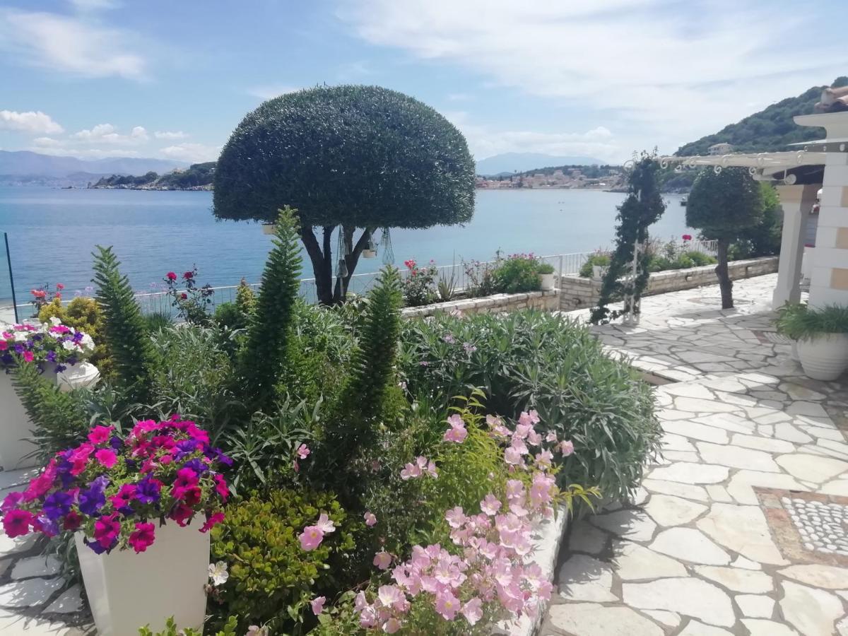 Imerolia Beach Villa Kassiopi Corfu Exterior foto