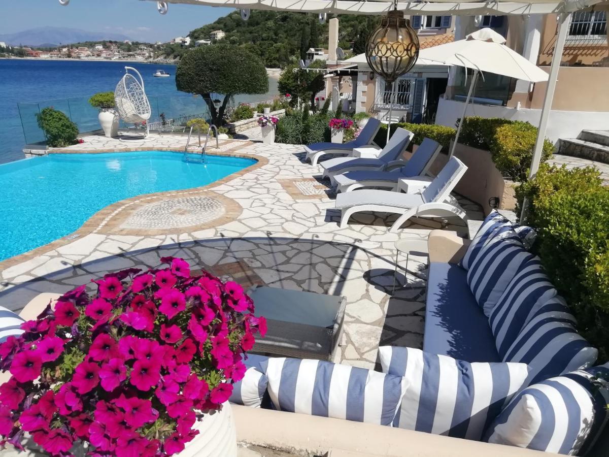 Imerolia Beach Villa Kassiopi Corfu Exterior foto