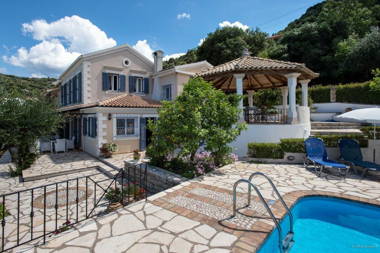Imerolia Beach Villa Kassiopi Corfu Exterior foto